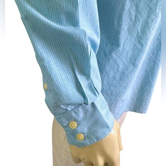 John Varvados USA L/S Casual Men’s Button Down Gently Pre-Loved Condition Sz L - Picture 7 of 9